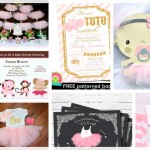 Baby Girl Ballerina Tutu | Invitations & Party Ideas