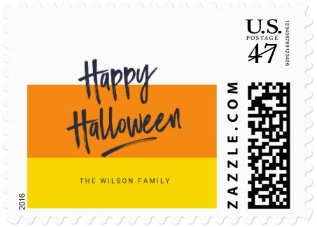 sweet_candy_corn_happy_halloween_postage_stamp